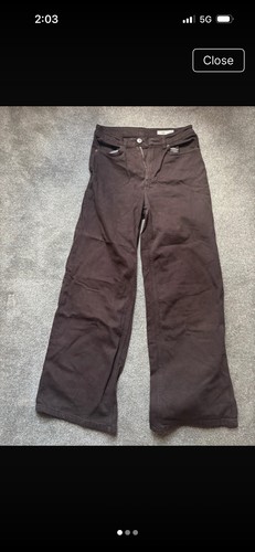 Chocolate brown wide leg - m&s,