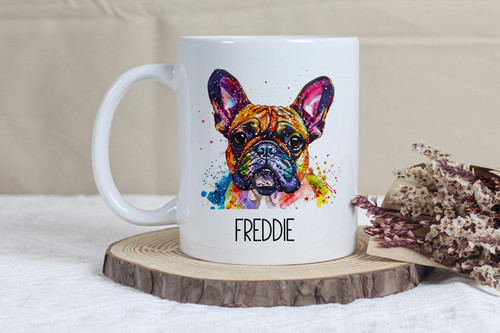 Free post french bulldog - french, mug