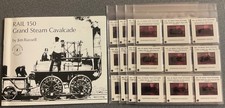 RAIL 150 GRAND STEAM CAVALCADE,36 X COLOUR 35 mm SLIDES + EXTENSIVE REFERENCE BO