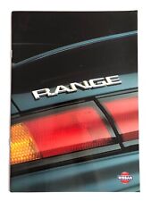 Nissan Micra Almera Primera QX 200 SX Serena Terrano Patrol Car Brochure 1995