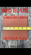 Quarry Red Blaze 6 in. x 6 in. Abrasive Ceramic Floor and Wall Tile (1SF)
