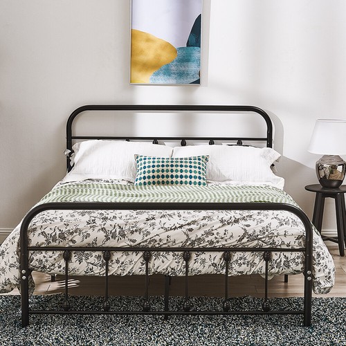 Victorian style metal bed - victorian,