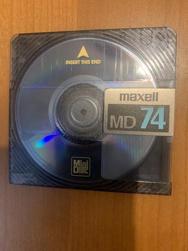 Maxell blue label minidiscs - blue,
