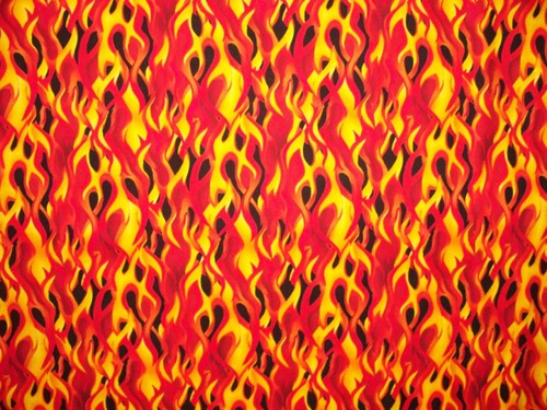 Fire flames orange - flames, rod