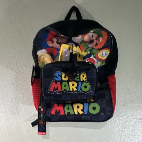 Super mario kids backpack - super,