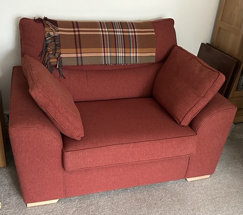Next red fabric upholstered - next,