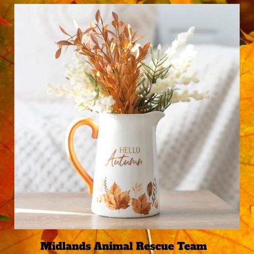 Hello autumn rustic ceramic - autumn,