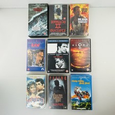 9x VHS Video Tapes Job Lot