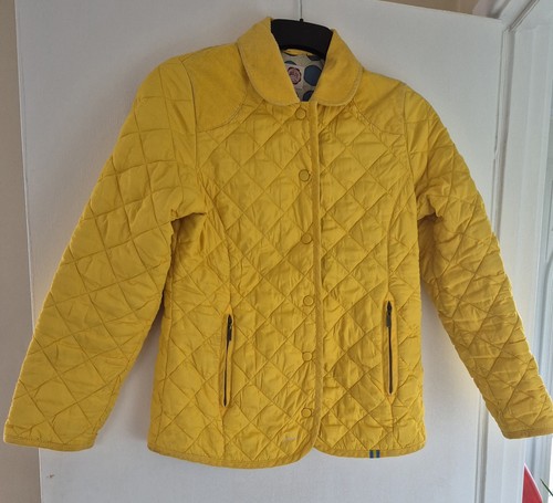 Joules ladies quilted - ladies, yellow