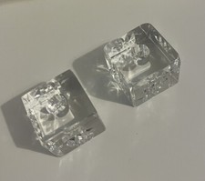 Pair Heavy Lead Crystal