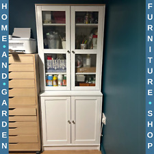 Large Kitchen Larder Cabinet Bookcase Display Storage Doors Adjustable Shelves