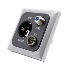 Silver C-Line 12v Cigarette