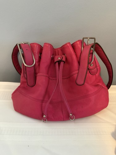 Tignanello hot pink bucket - tignanello,