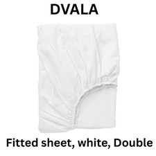 Ikea DVALA Fitted Sheet Double