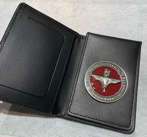 Leather commemorative wallet - commemorative,