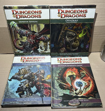 Dungeons & Dragons 4th Edition - 4 Book Bundle - Players & Dungeon Masters Books
