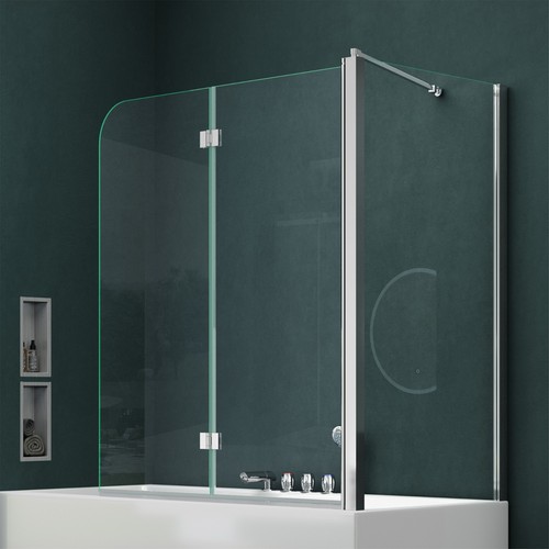 Bath shower screen glass panel - screen,