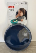 OXO Tot Silicone Plate Navy