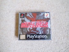 Metal Gear Solid PS1 PAL With
