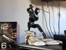 Franklin Mint Ninja Statue From 1990 Vintage with Papers Very Rare