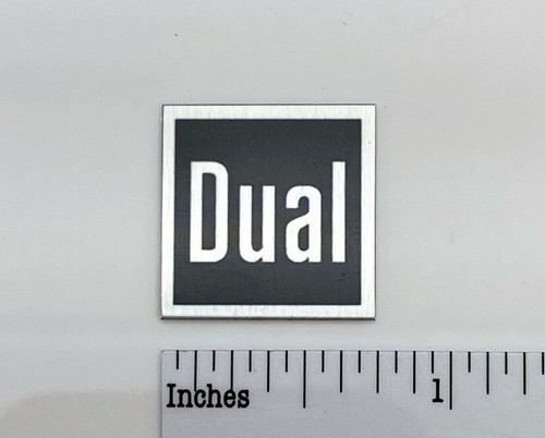 Dual turntable badge logo for - dual,