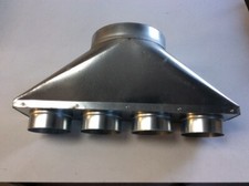 Dust Extraction Hood 250mm x 4-125mm & Bespoke Sizes Available Free Delivery