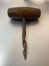 VINTAGE OLD WOOD AND IRON HAND
