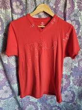 Tom Wolfe Red V Neck T Shirt
