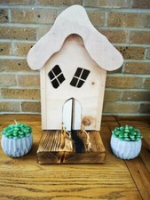WOODEN FAIRY HOUSE GARDEN