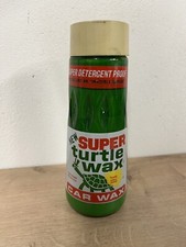 Vintage 1960’s New Super Turtle Wax - 12 FL OZ  (.341L) - Garage, Mancave, Car