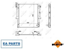 Radiator, engine cooling for