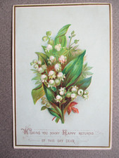 Victorian Birthday Card Lily