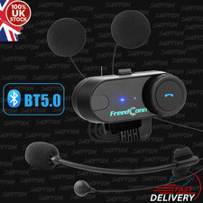 FreedConn T-com VB Intercom Motorcycle Helmet Headset.  Bluetooth 5.0