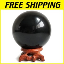 Obsidian Crystal Ball 100mm for Chakra Balancing