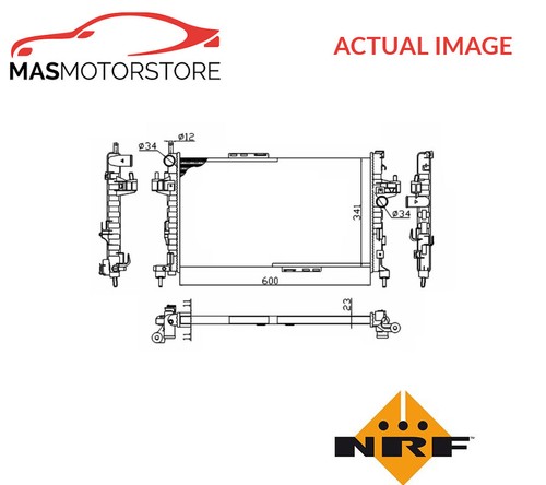 Engine cooling radiator nrf - cooling,