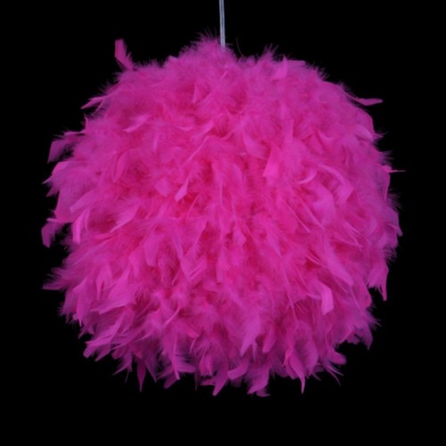 Fluffy feather light lamp - fluffy,