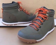 Joules Chedworth Waterproof Hiking Walking Boots Khaki UK Size 8