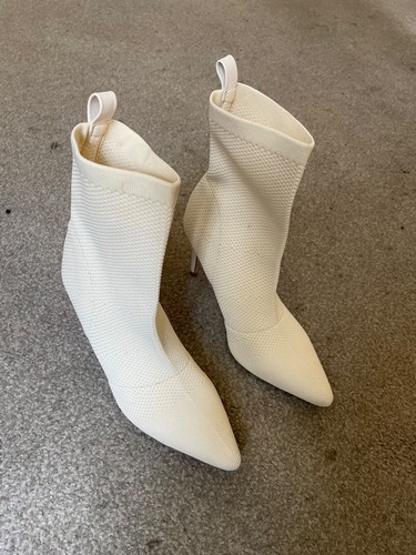 Ego white knit - knit, sock