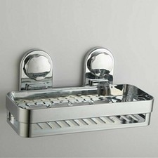 Bathroom Tidy Storage Basket Shelf Holder Bathroom Storage Shower Suction Caddy