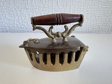 Vintage Brass Coal Scuttle Ash