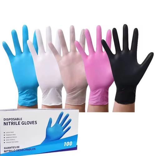 Blue black nitrile - /, gloves