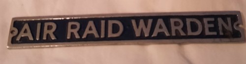 Ww2 air raid wardens door - raid,
