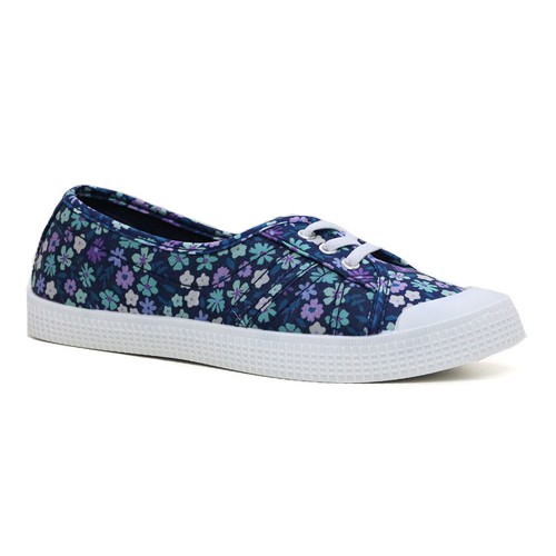 Ladies canvas trainers womens - trainers,