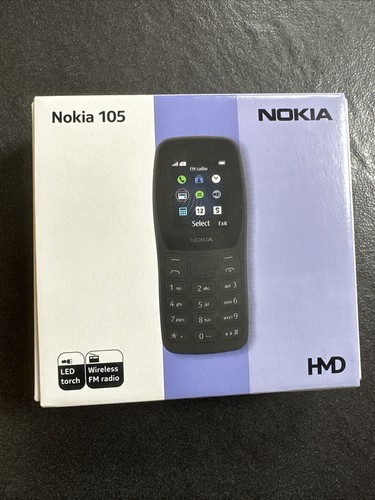 Brand new nokia 105 - 105, black