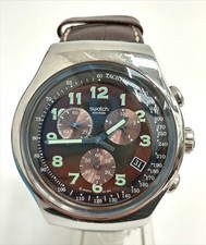 Swatch Irony Swiss Made 4 Jewels Quartz Wristwatch Chronograph Spares Repairs