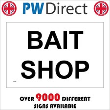 SIGN Bait Shop Anglers Rods
