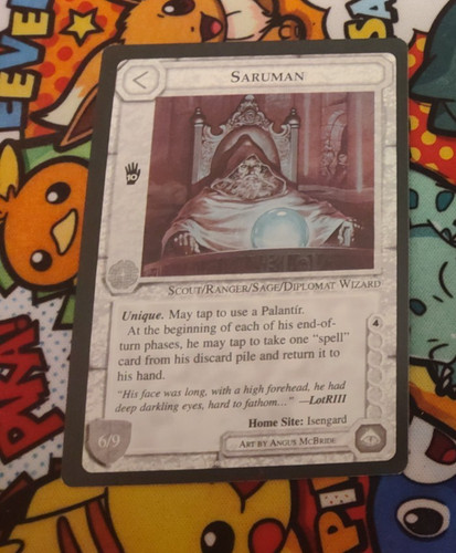 Middle earth ccg tcg saruman - earth,