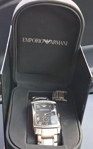 Emporio armani mens silver - mens,