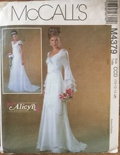 McCall's 4379 Wedding Dress Sewing Pattern Sz10-14