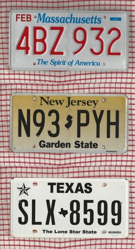 Set american license - set,